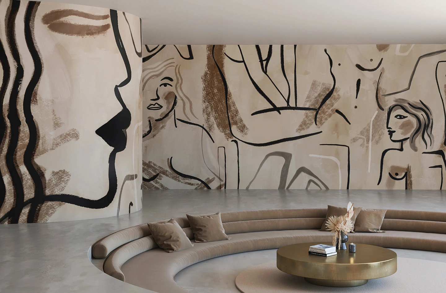 Famke© Mural Wallpaper In Earth 4 Famke© Mural Wallpaper In Earth - Image 4