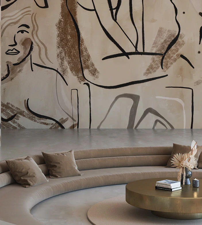 Famke© Mural Wallpaper In Earth 3 Famke© Mural Wallpaper In Earth - Image 3