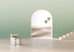 Evaporate© Wallpaper In Jade -Drop It Modern Sales evaporate jade rendering