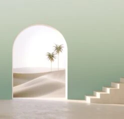 Evaporate© Wallpaper In Jade -Drop It Modern Sales evaporate jade renderingcrop