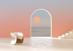 Evaporate© Wallpaper In Tropical -Drop It Modern Sales evaporate tropical rendering