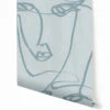 Femme© Wallpaper In Chalk Blue