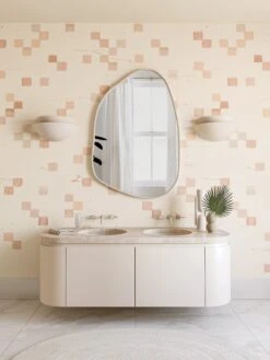 Finali© Wallpaper In Rosebud -Drop It Modern Sales finali rosebud rendering