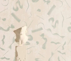 Fusilli© Wallpaper In Succulent -Drop It Modern Sales fucilli succulent rendering2