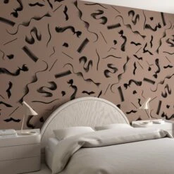 Fusilli© Wallpaper In Sahara -Drop It Modern Sales fucillisahara 2