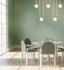 Galaxy© Mural Wallpaper In Conifer -Drop It Modern Sales galaxy conifer renderingcrop