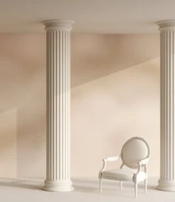 Galaxy© Mural Wallpaper In Fawn -Drop It Modern Sales galaxy fawn renderingcrop