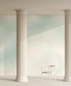 Galaxy© Mural Wallpaper In Jade Mist -Drop It Modern Sales galaxy jade mist renderingcrop