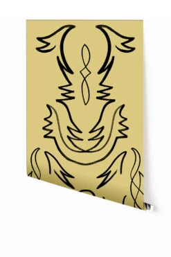 Side Saddle© Wallpaper In Gold Rush