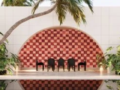 Grande© Wallpaper In Lipstick -Drop It Modern Sales grande lipstick rendering 01