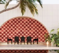 Grande© Wallpaper In Lipstick -Drop It Modern Sales grande lipstick rendering 02