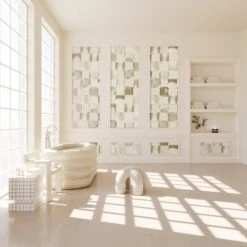 Grande© Wallpaper In Turtle -Drop It Modern Sales grande turtle rendering 01