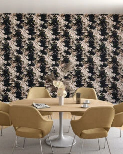Prairie Fleur© Wallpaper In Vintage Black -Drop It Modern Sales granny dinin 2 final 1web
