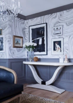 Crystalline© Wallpaper In Grey -Drop It Modern Sales grey 11