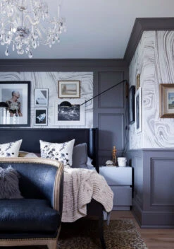 Crystalline© Wallpaper In Grey -Drop It Modern Sales grey 12