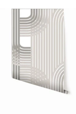 Raceway© Wallpaper In Grey