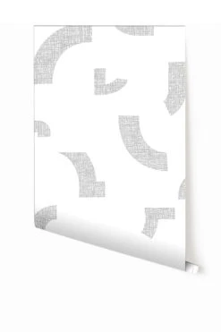 Crosshatch© Wallpaper In Grey