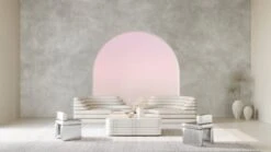 Heavenly© Mural Wallpaper In Cement -Drop It Modern Sales heavenly cement rendering