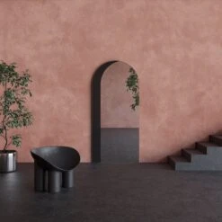 Heavenly© Mural Wallpaper In Terracotta 8 Heavenly© Mural Wallpaper In Terracotta -Drop It Modern Sales heavenly terracotta rendering