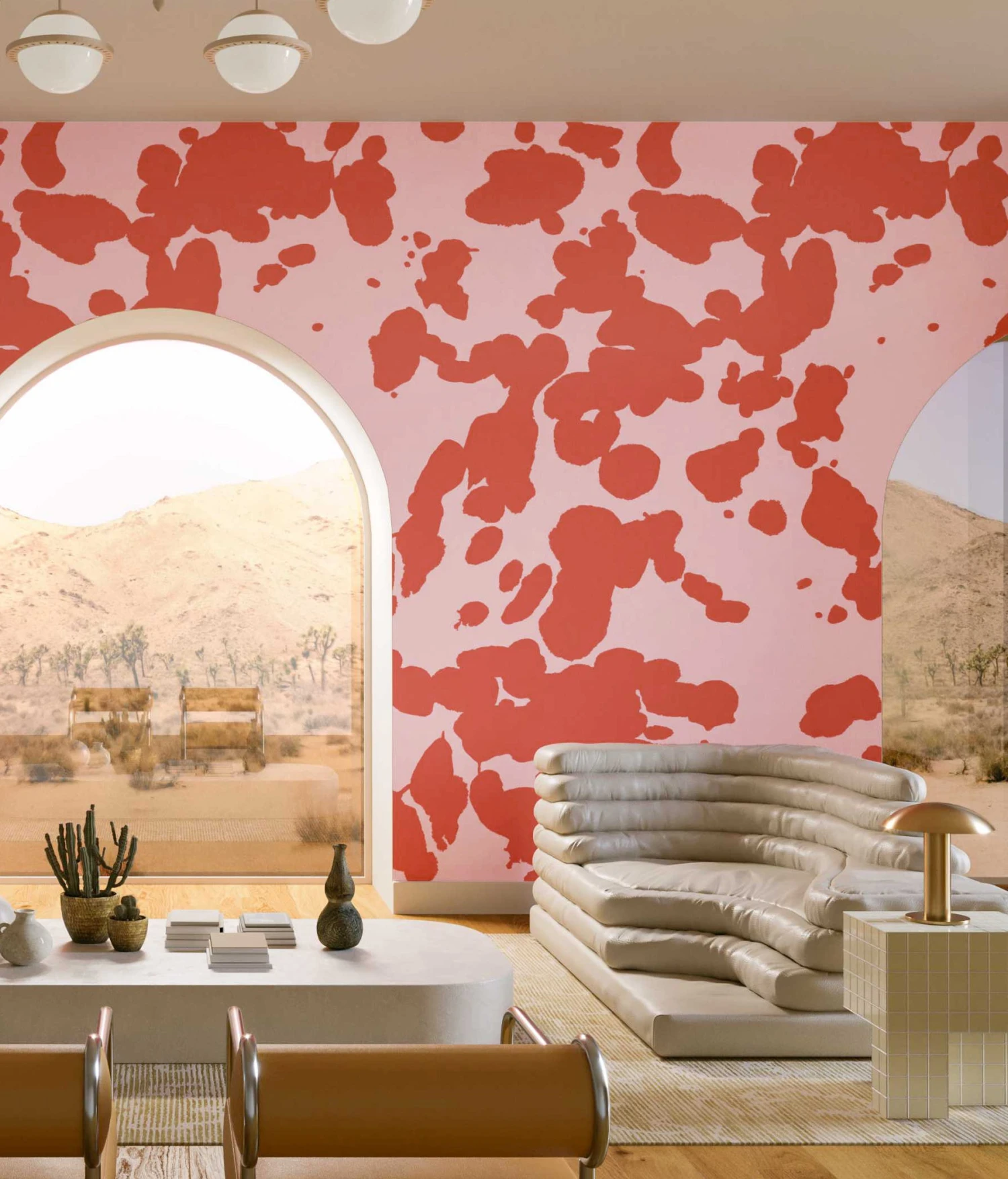 Bovine© Wallpaper In Hollyhock 4 Bovine© Wallpaper In Hollyhock - Image 4