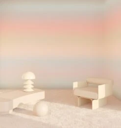 Horizon© Wallpaper In Glimmer -Drop It Modern Sales horizon glimmer renderingcrop