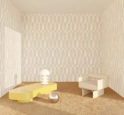 Icon© Wallpaper In Putty -Drop It Modern Sales icon creme rendering