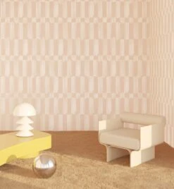 Icon© Wallpaper In Buff -Drop It Modern Sales icon mauve pink renderingcrop