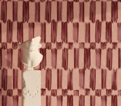 Icon© Wallpaper In Lipstick -Drop It Modern Sales icon mauve renderingcrop