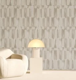 Icon© Wallpaper In Greige -Drop It Modern Sales icon nude renderingcrop