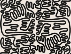 Infinito© Mural Wallpaper In Black + Creme 11 Infinito© Mural Wallpaper In Black + Creme -Drop It Modern Sales infinito black creme diy 52