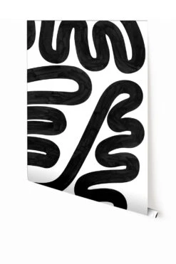 Infinito© Mural Wallpaper In Black + White