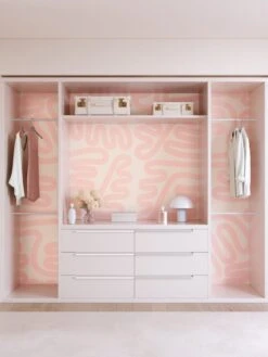 Infinito© Mural Wallpaper In Petal -Drop It Modern Sales infinito petal rendering