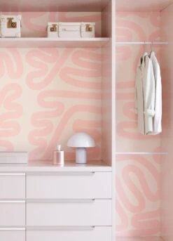 Infinito© Mural Wallpaper In Petal -Drop It Modern Sales infinito petal renderingcrop