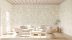 Infinito© Mural Wallpaper In Succulent -Drop It Modern Sales infinito succulent rendering