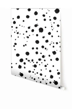 Ink Drop© Wallpaper In Black + White