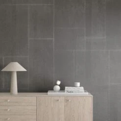 Jigsaw© Mural Wallpaper In Graphite -Drop It Modern Sales jigsaw render graphits 05