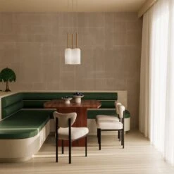 Jigsaw© Mural Wallpaper In Mocha 14 Jigsaw© Mural Wallpaper In Mocha -Drop It Modern Sales jigsaw render mocha 04