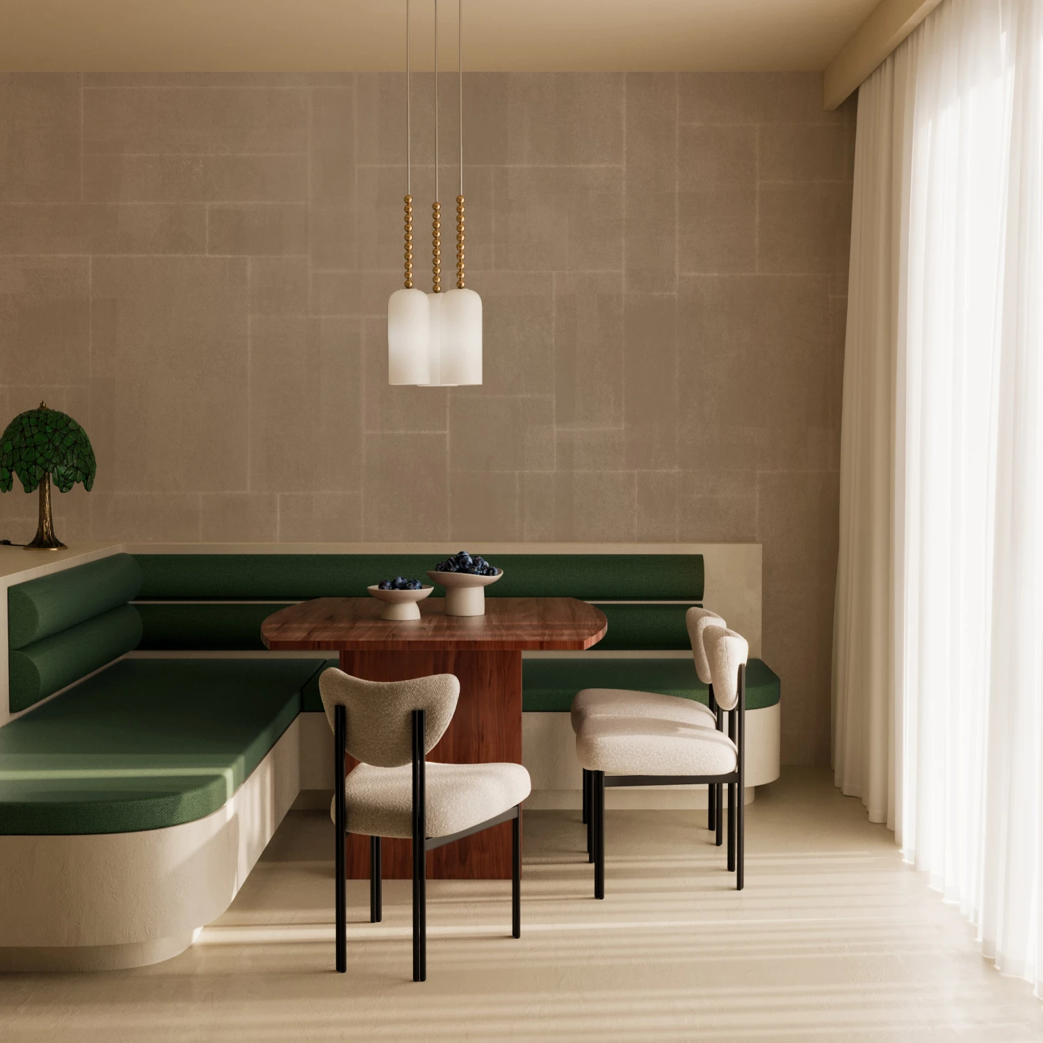 Jigsaw© Mural Wallpaper In Mocha 5 Jigsaw© Mural Wallpaper In Mocha - Image 5