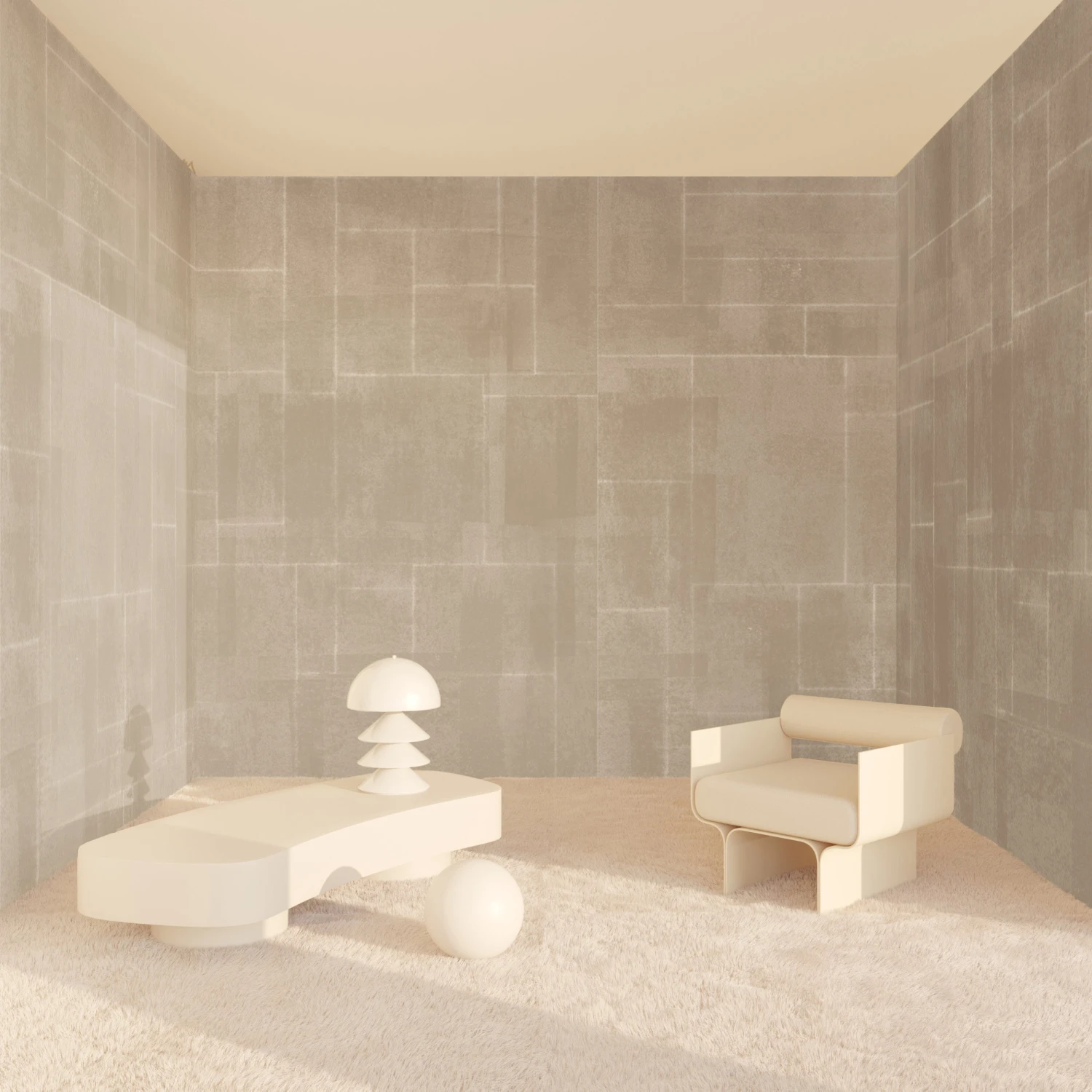 Jigsaw© Mural Wallpaper In Mocha 7 Jigsaw© Mural Wallpaper In Mocha - Image 7