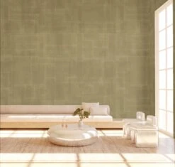 Jigsaw© Mural Wallpaper In Moss 12 Jigsaw© Mural Wallpaper In Moss -Drop It Modern Sales jigsaw render moss 01