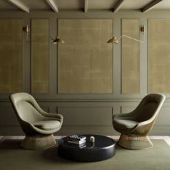 Jigsaw© Mural Wallpaper In Moss 15 Jigsaw© Mural Wallpaper In Moss -Drop It Modern Sales jigsaw render moss 03