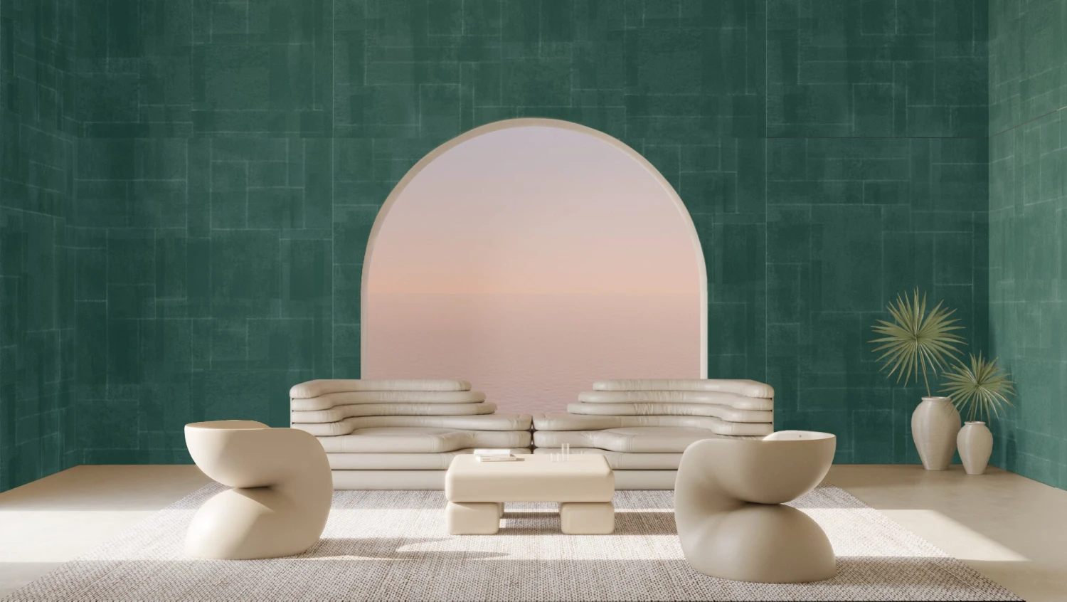 Jigsaw© Mural Wallpaper In Teal 12 Jigsaw© Mural Wallpaper In Teal - Image 12