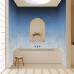 Jigsaw© Mural Wallpaper In Thunder -Drop It Modern Sales jigsaw render thunder 06