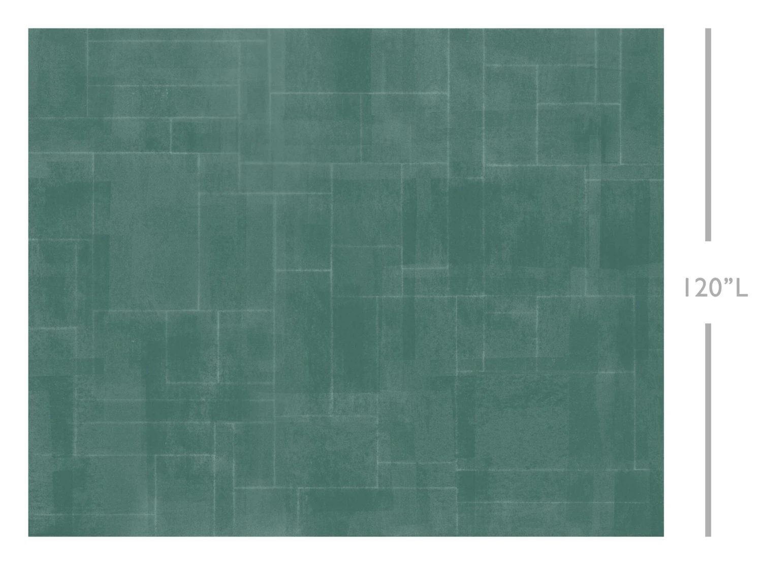 Jigsaw© Mural Wallpaper In Teal 2 Jigsaw© Mural Wallpaper In Teal - Image 2