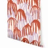 Kelp© Wallpaper In Lilac + Red