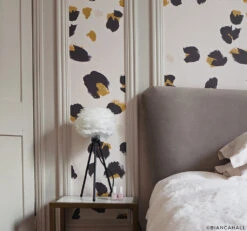 Kitten© Wallpaper In Mustard -Drop It Modern Sales kitten 4