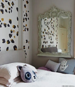 Kitten© Wallpaper In Mustard -Drop It Modern Sales kitten 7