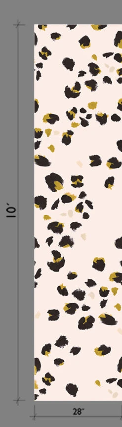 Kitten© Wallpaper In Mustard -Drop It Modern Sales kitten temp