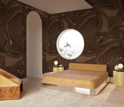 Magma© Wallpaper In Chocolate -Drop It Modern Sales magma chocolate render 02