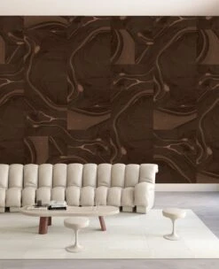 Magma© Wallpaper In Chocolate -Drop It Modern Sales magma chocolate render 11